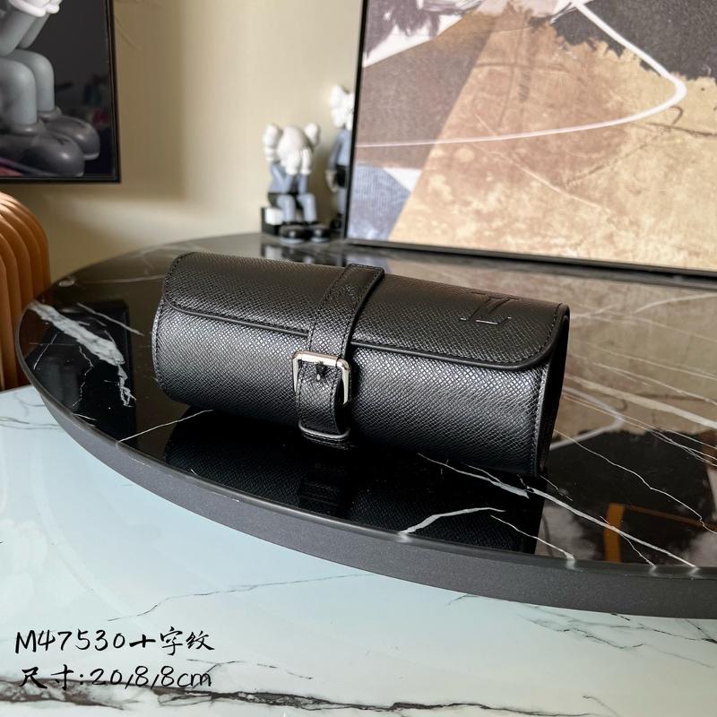 LV Handbags Clutches M47530 (M41137) Cross grain black